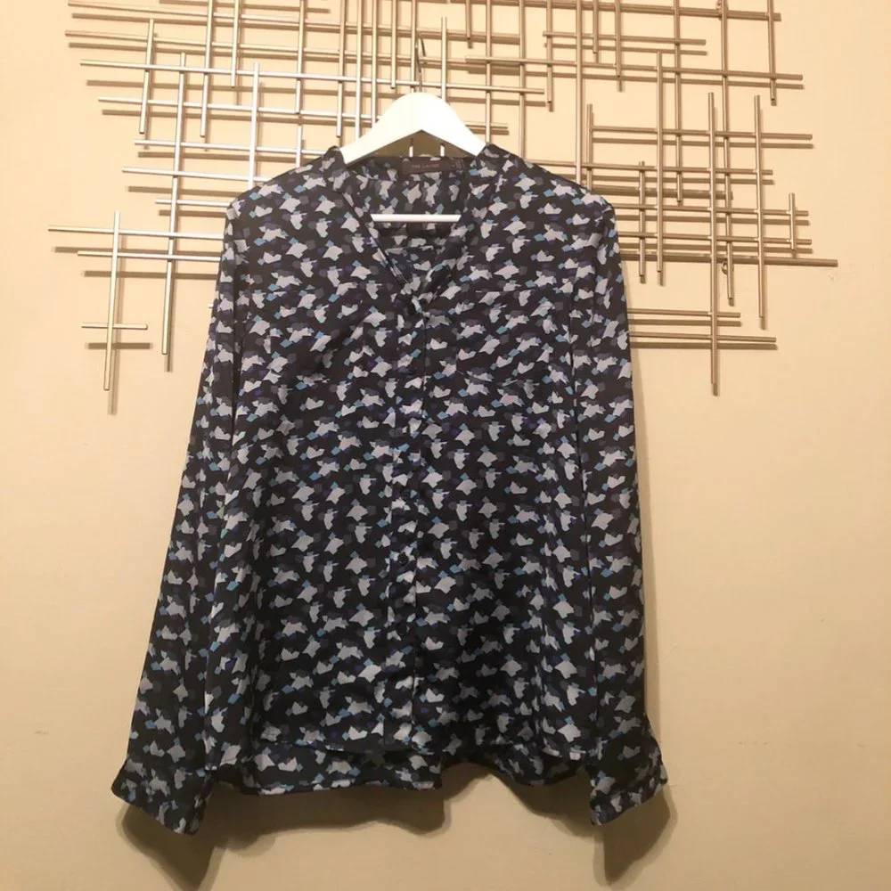 The Limited Silky Long Sleeve Blouse